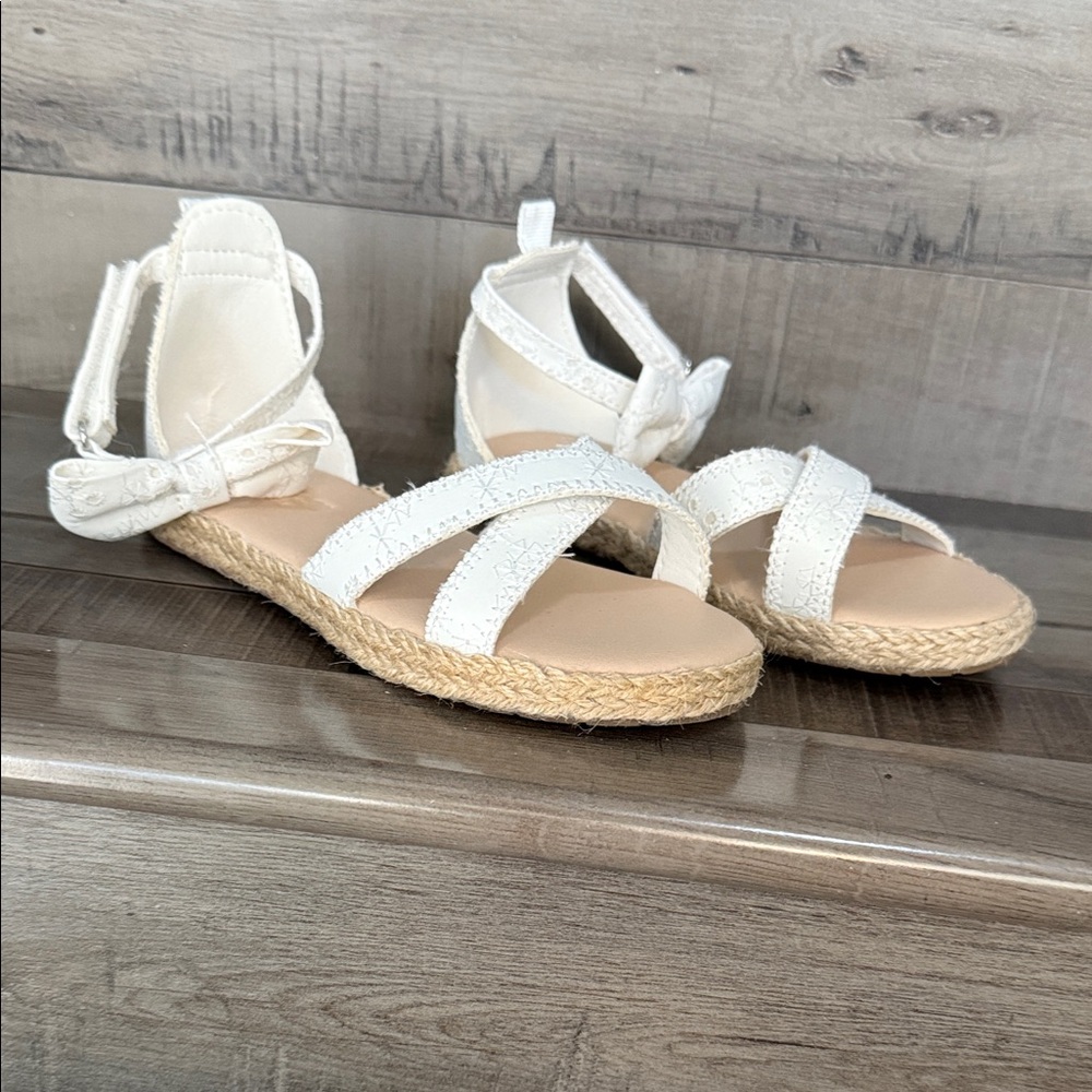 OshKosh B'gosh White Espadrille Sandals